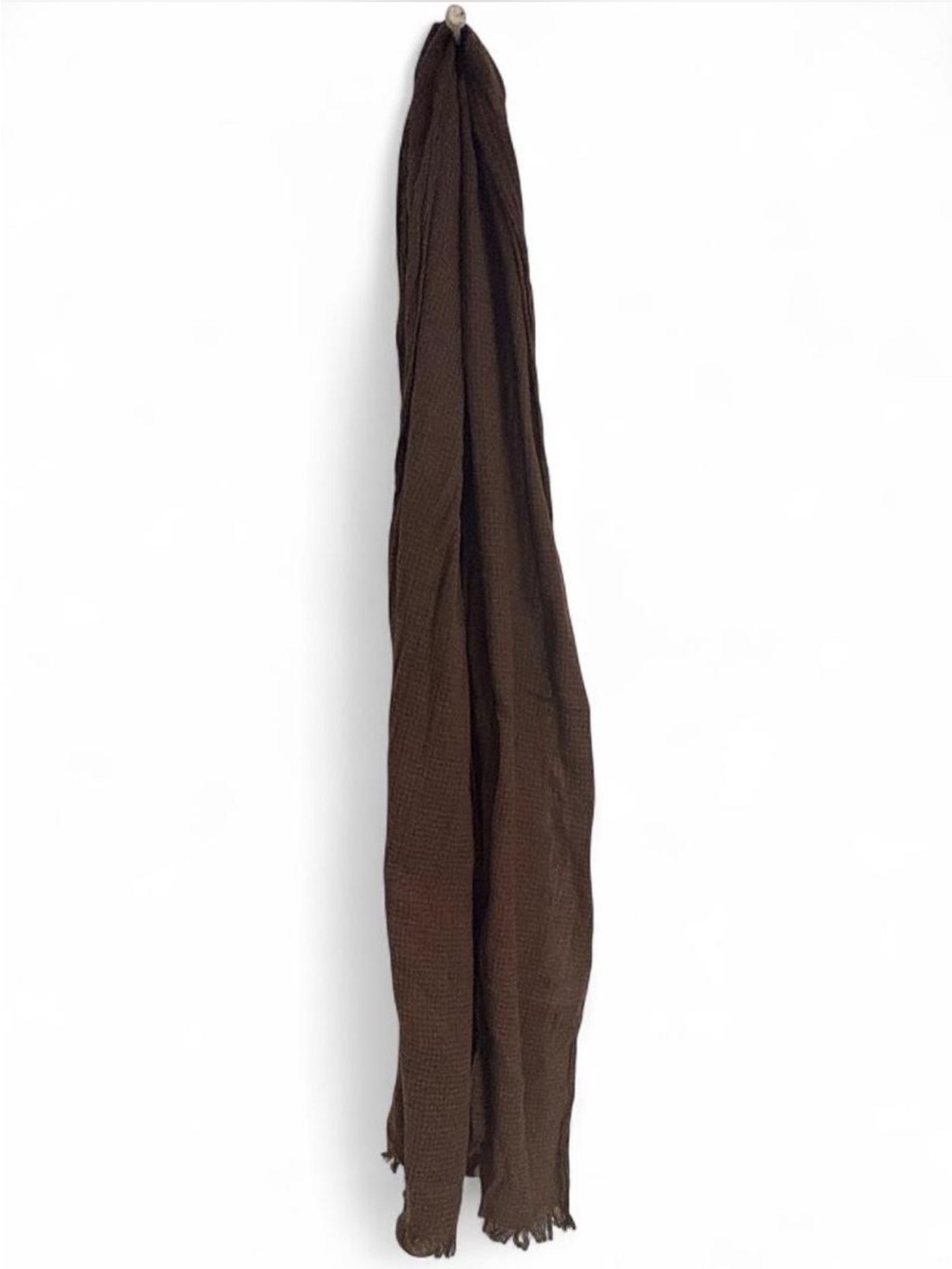 Armani Exchange Brown Lightweight Scarf